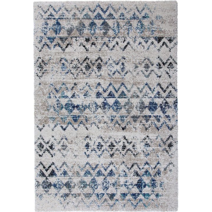 Furniture Of America Gresford Blue/Gray Contemporary 5'3" X 7'6" Area Rug Model RG1036 - MONAVILLA