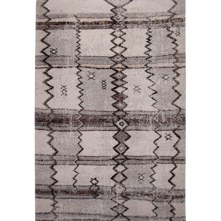 Furniture Of America Gresford Gray/Black Contemporary 5'3" X 7'6" Area Rug Model RG1038 - MONAVILLA