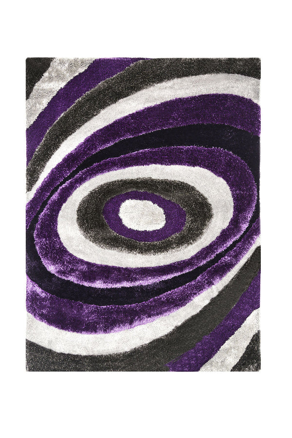 Furniture Of America Winnipeg Gray/Purple Contemporary 5' X 8' Area Rug Model RG4110 - MONAVILLA