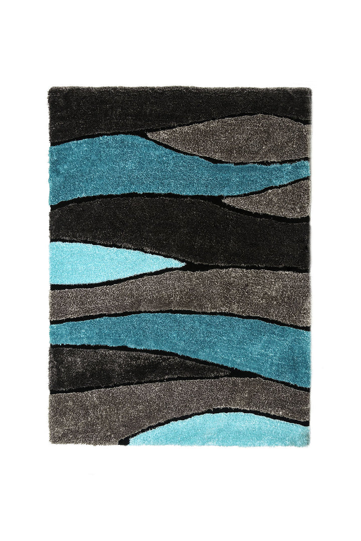 Furniture Of America Winnipeg Gray/Blue Contemporary 5' X 8' Area Rug Model RG4111 - MONAVILLA