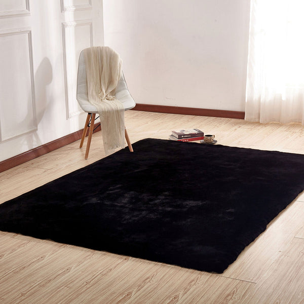 Furniture Of America Caparica Black Contemporary 5' X 7' Area Rug Model RG4139 - MONAVILLA