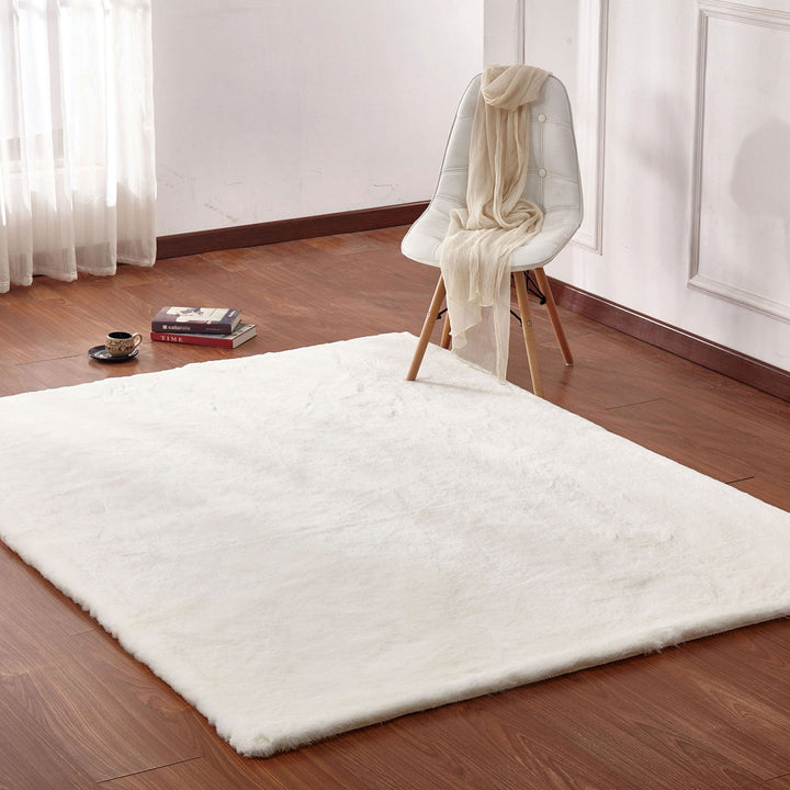 Furniture Of America Caparica Off-White Contemporary 5' X 7' Area Rug Model RG4144 - MONAVILLA