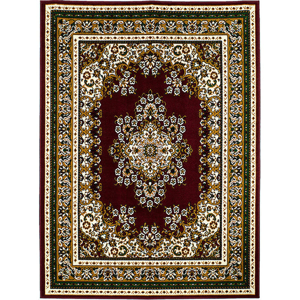 Furniture Of America Shinta Burgundy Contemporary 5' X 8' Area Rug Model RG5168 - MONAVILLA