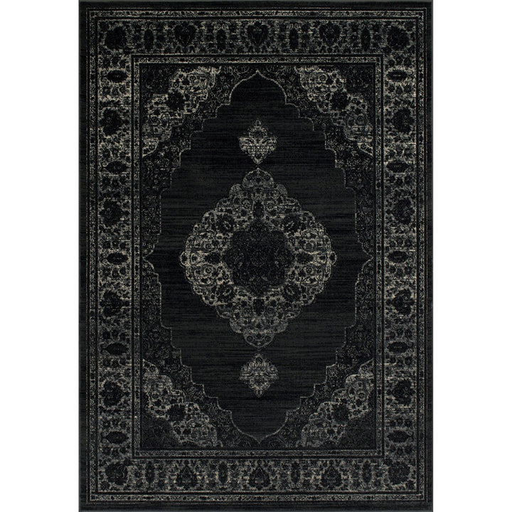 Furniture Of America Kozlu Dark Gray Contemporary 5' X 7' Area Rug Model RG5208 - MONAVILLA