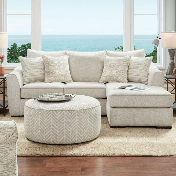 Furniture Of America Saltney Ivory Transitional Sectional Model SM8192 - MONAVILLA