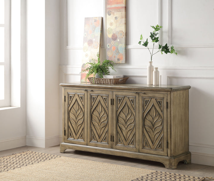 ACME Orana Oak Finish Accent Table Model AC00198 - MONAVILLA