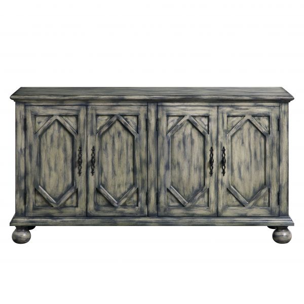 ACME Pavan Rustic Gray Accent Table Model AC00199 - MONAVILLA