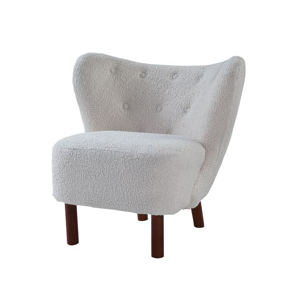 ACME Zusud White Teddy Sherpa Accent Chair Model AC00228 - MONAVILLA