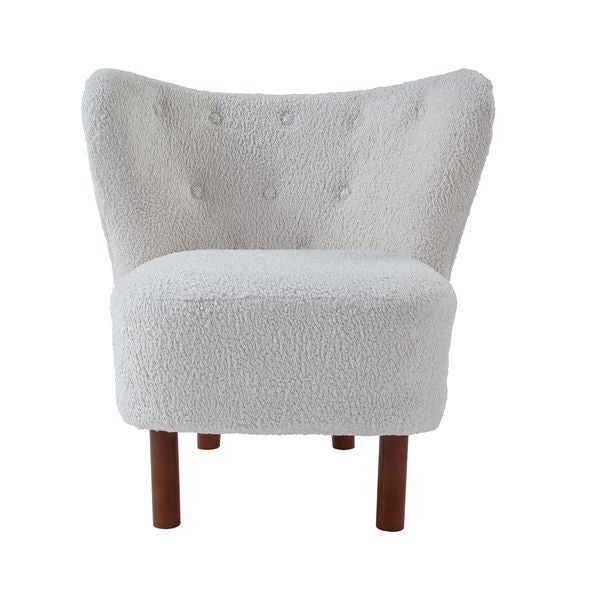 ACME Zusud White Teddy Sherpa Accent Chair Model AC00228 - MONAVILLA