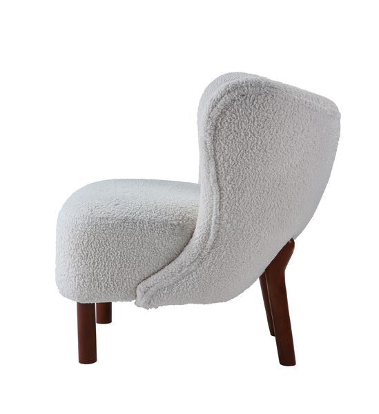 ACME Zusud White Teddy Sherpa Accent Chair Model AC00228 - MONAVILLA