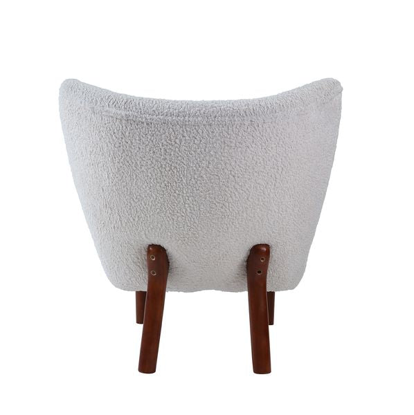 ACME Zusud White Teddy Sherpa Accent Chair Model AC00228 - MONAVILLA