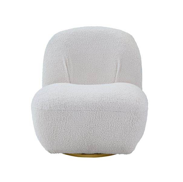 ACME Yedaid White Teddy Sherpa Accent Chair Model AC00231 - MONAVILLA