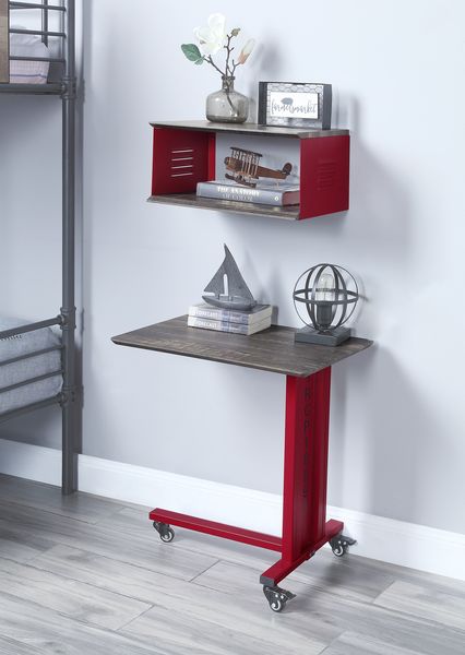 ACME Cargo Red Accent Table Model AC00361 - MONAVILLA