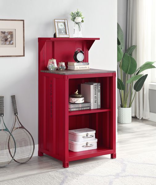 ACME Cargo Red Finish Reception Desk Model AC00377 - MONAVILLA