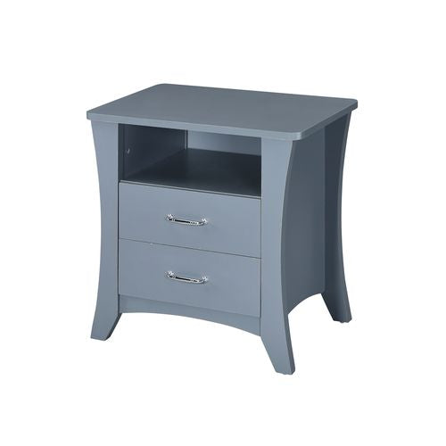 ACME Colt Gray Finish Accent Table Model AC00382 - MONAVILLA