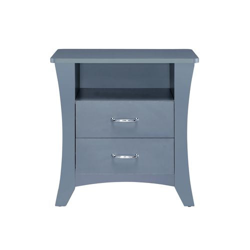 ACME Colt Gray Finish Accent Table Model AC00382 - MONAVILLA