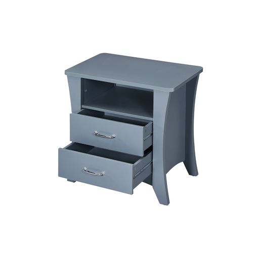 ACME Colt Gray Finish Accent Table Model AC00382 - MONAVILLA