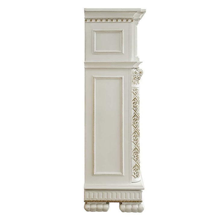 ACME Vendome Antique Pearl Finish Fireplace Model AC01313 - MONAVILLA