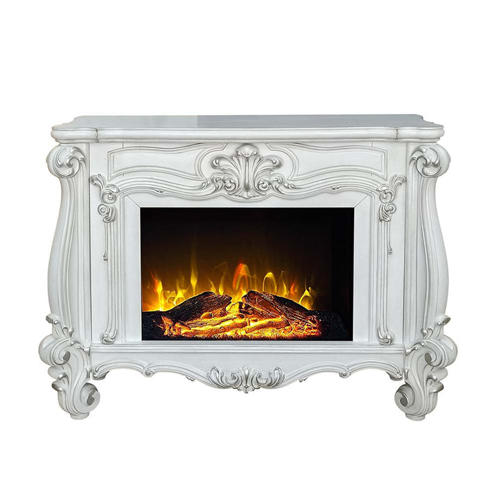 ACME Versailles Bone White Finish Fireplace Model AC01316 - MONAVILLA