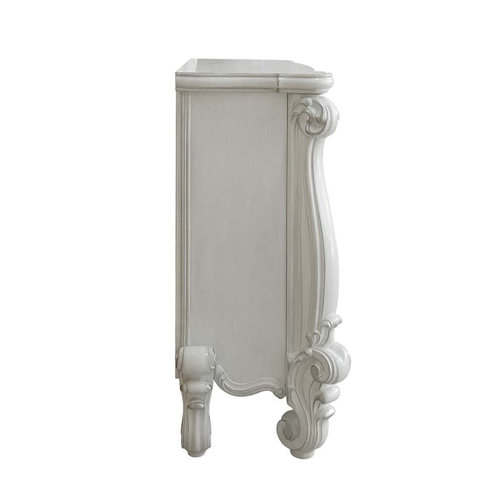 ACME Versailles Bone White Finish Fireplace Model AC01316 - MONAVILLA