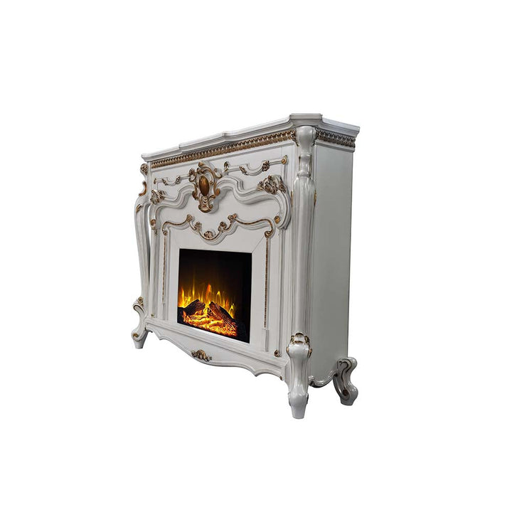 ACME Picardy Antique Pearl Finish Fireplace Model AC01345 - MONAVILLA