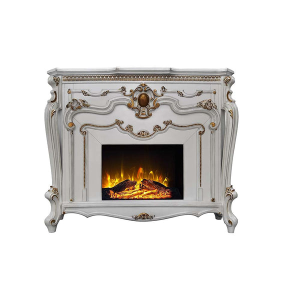 ACME Picardy Antique Pearl Finish Fireplace Model AC01345 - MONAVILLA