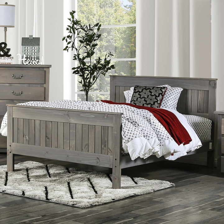 Furniture Of America Rockwall Weathered Gray Rustic Full Bed Model AM7973F-BED - MONAVILLA