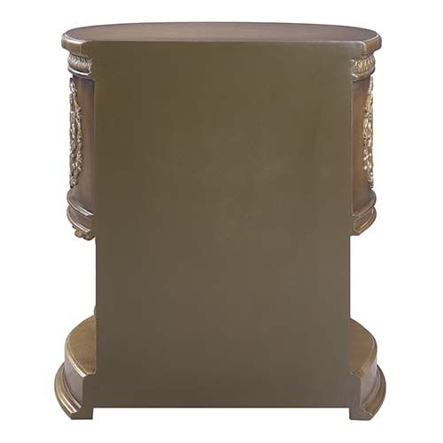 ACME Constantine Brown & Gold Finish Nightstand Model BD00472 - MONAVILLA