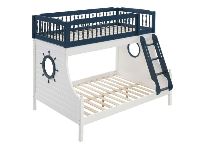 ACME Farah Blue & White Finish Bunk Bed Model BD00493 - MONAVILLA