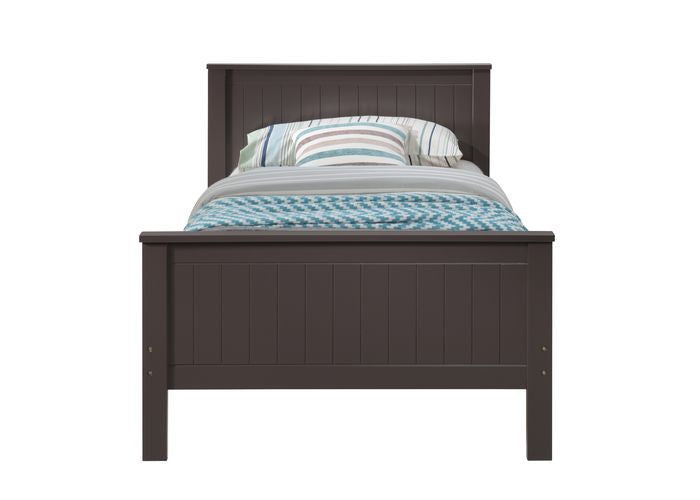 ACME Bungalow Chocolate Finish Twin Bed Model BD00494 - MONAVILLA