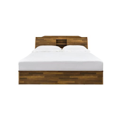 ACME Hestia Walnut Finish Bed Model BD00542 - MONAVILLA