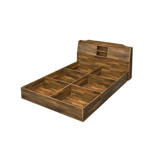 ACME Hestia Walnut Finish Queen Bed Model BD00542Q - MONAVILLA