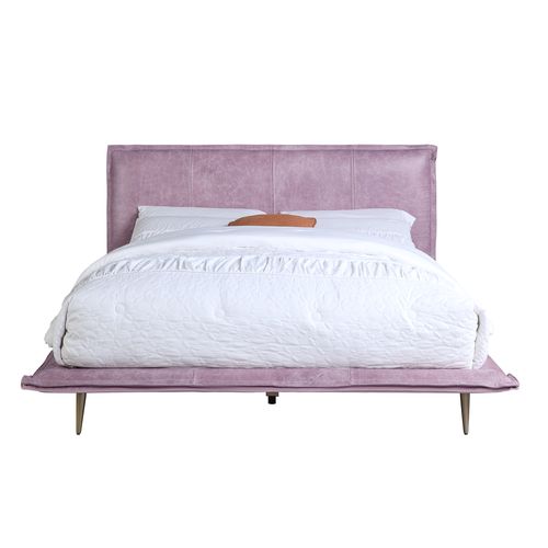 ACME Metis Pink Top Grain Leather Bed Model BD00561 - MONAVILLA