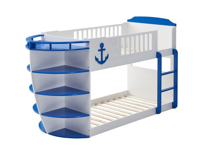 ACME Neptune Sky Blue Finish Bunk Bed Model BD00577 - MONAVILLA