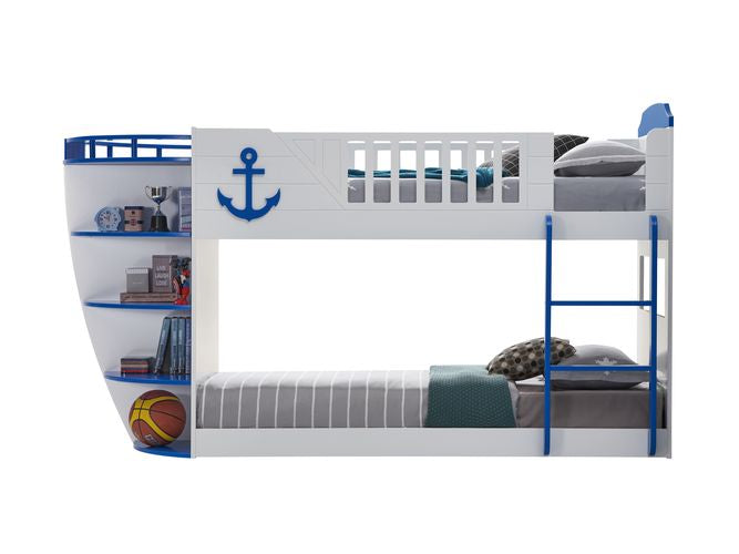 ACME Neptune Sky Blue Finish Bunk Bed Model BD00577 - MONAVILLA