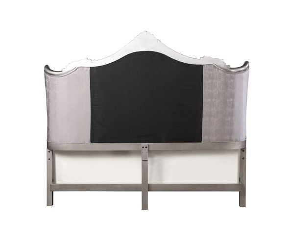 ACME Ausonia Antique Platinum Finish Bed Model BD00603 - MONAVILLA