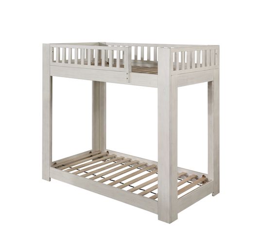 ACME Cedro Weathered White Finish Bunk Bed Model BD00612 - MONAVILLA