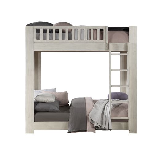 ACME Cedro Weathered White Finish Bunk Bed Model BD00612 - MONAVILLA