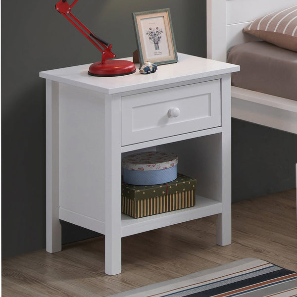 ACME Iolanda White Finish Nightstand Model BD00650 - MONAVILLA