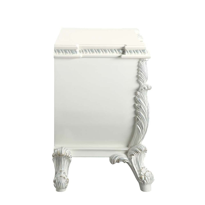 ACME Vanaheim Antique White Finish Nightstand Model BD00672 - MONAVILLA