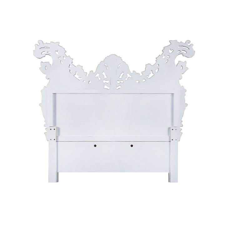 ACME Valkyrie PU, Light Gold & Gray Finish Eastern King Bed Model BD00683EK - MONAVILLA