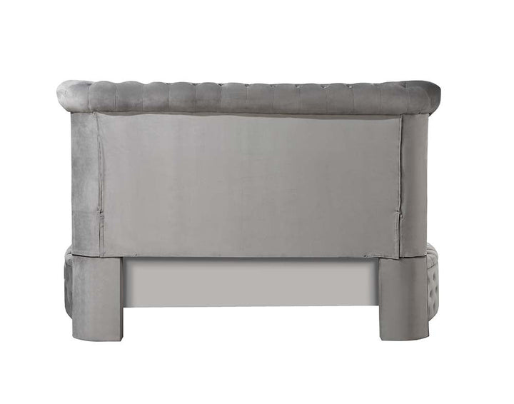 ACME Gaiva Gray Velvet Bed Model BD00967 - MONAVILLA