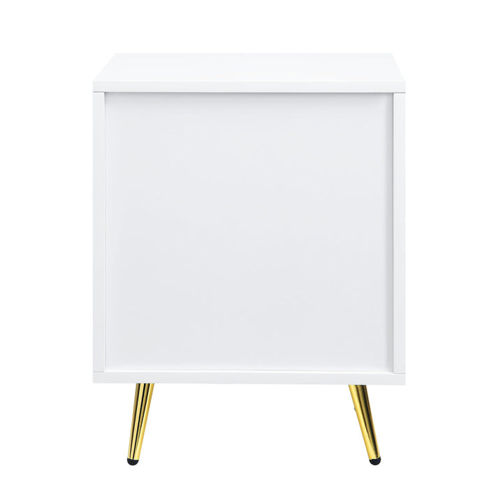 ACME Gaines White High Gloss Finish Nightstand Model BD01035 - MONAVILLA