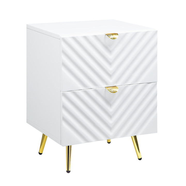 ACME Gaines White High Gloss Finish Nightstand Model BD01035 - MONAVILLA