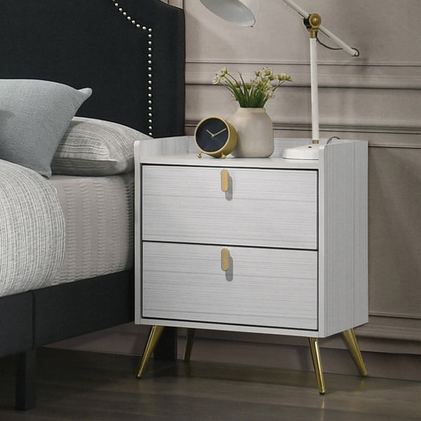 ACME Zeena White Finish Nightstand Model BD01177 - MONAVILLA