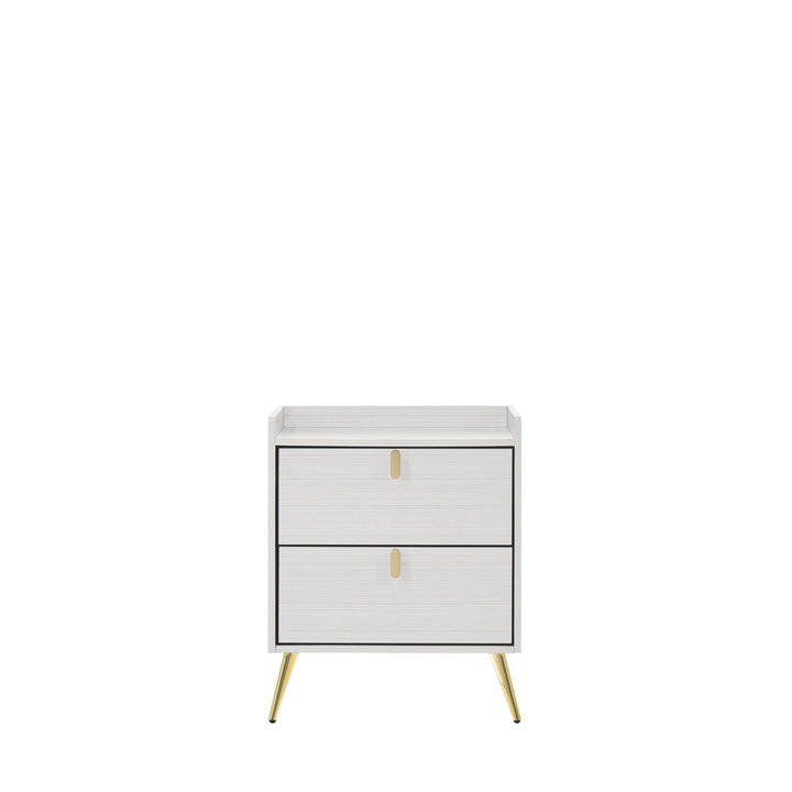 ACME Zeena White Finish Nightstand Model BD01177 - MONAVILLA