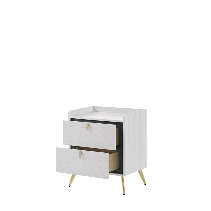 ACME Zeena White Finish Nightstand Model BD01177 - MONAVILLA