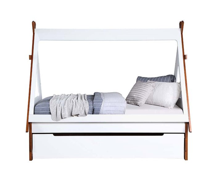 ACME Loreen Oak & White Finish Twin Bed Model BD01287T - MONAVILLA