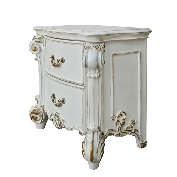 ACME Vendome Antique Pearl Finish Nightstand Model BD01340 - MONAVILLA