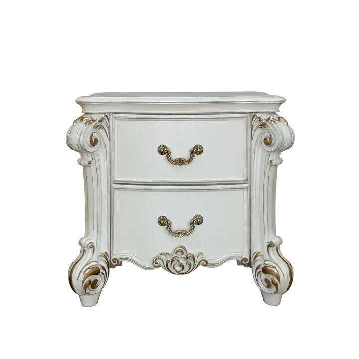 ACME Vendome Antique Pearl Finish Nightstand Model BD01340 - MONAVILLA